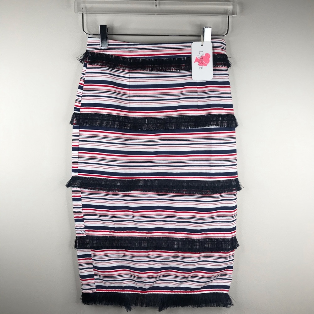 L’atiste by Amy Fringe Skirt NWT